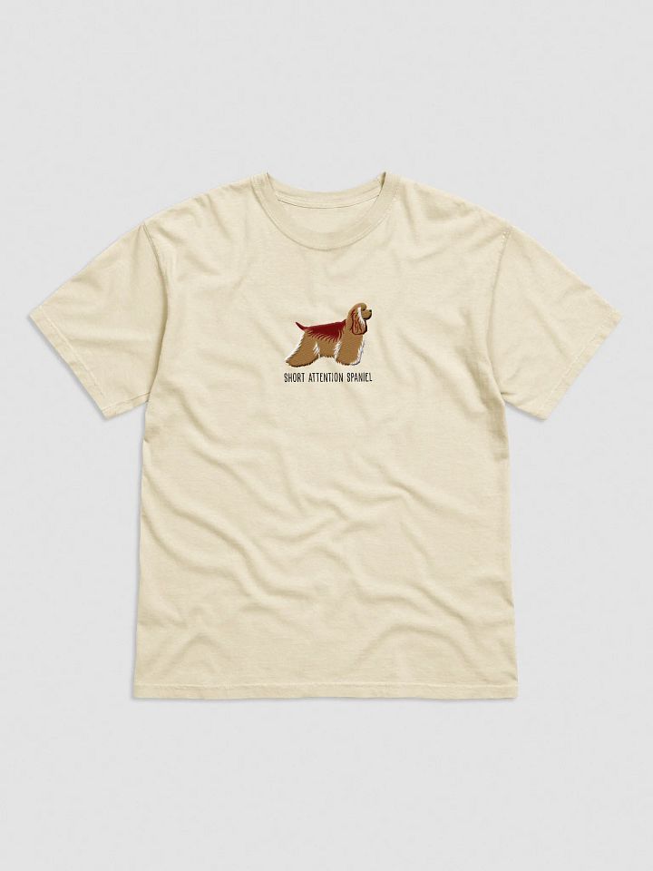 Short Attention Spaniel T-Shirt(Embroidered) of an American Cocker Spaniel product image (25)
