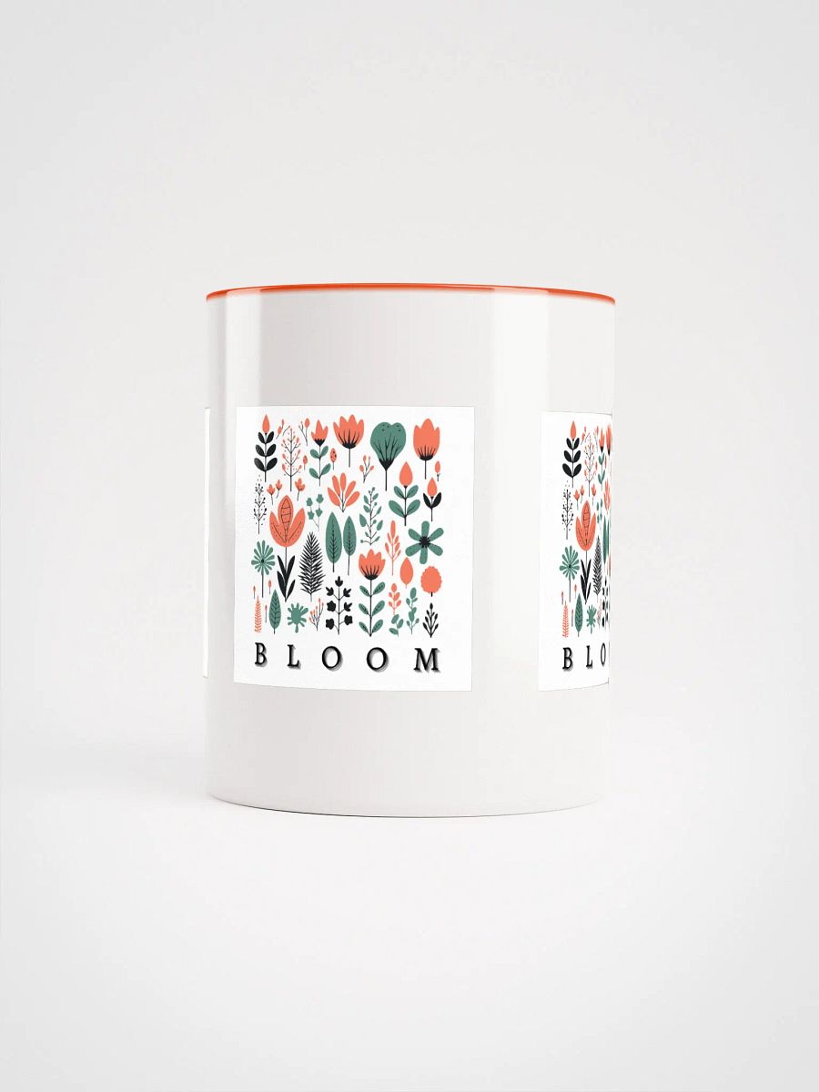 BLOOM Floral Ceramic Mug Coral product image (5)