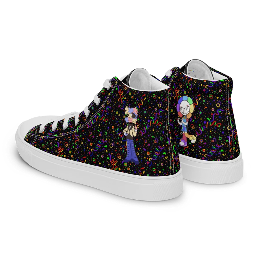 Black Arcade and White Chibi Flower and Jiggy Sneakers product image (4)