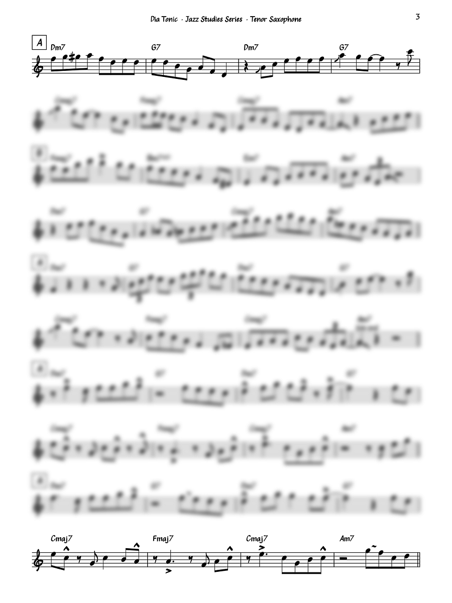 Dia Tonic - Tenor Saxophone product image (3)