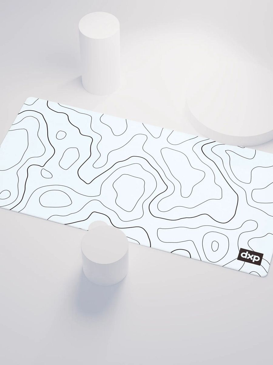 Topography Mouse Pad | White product image (3)