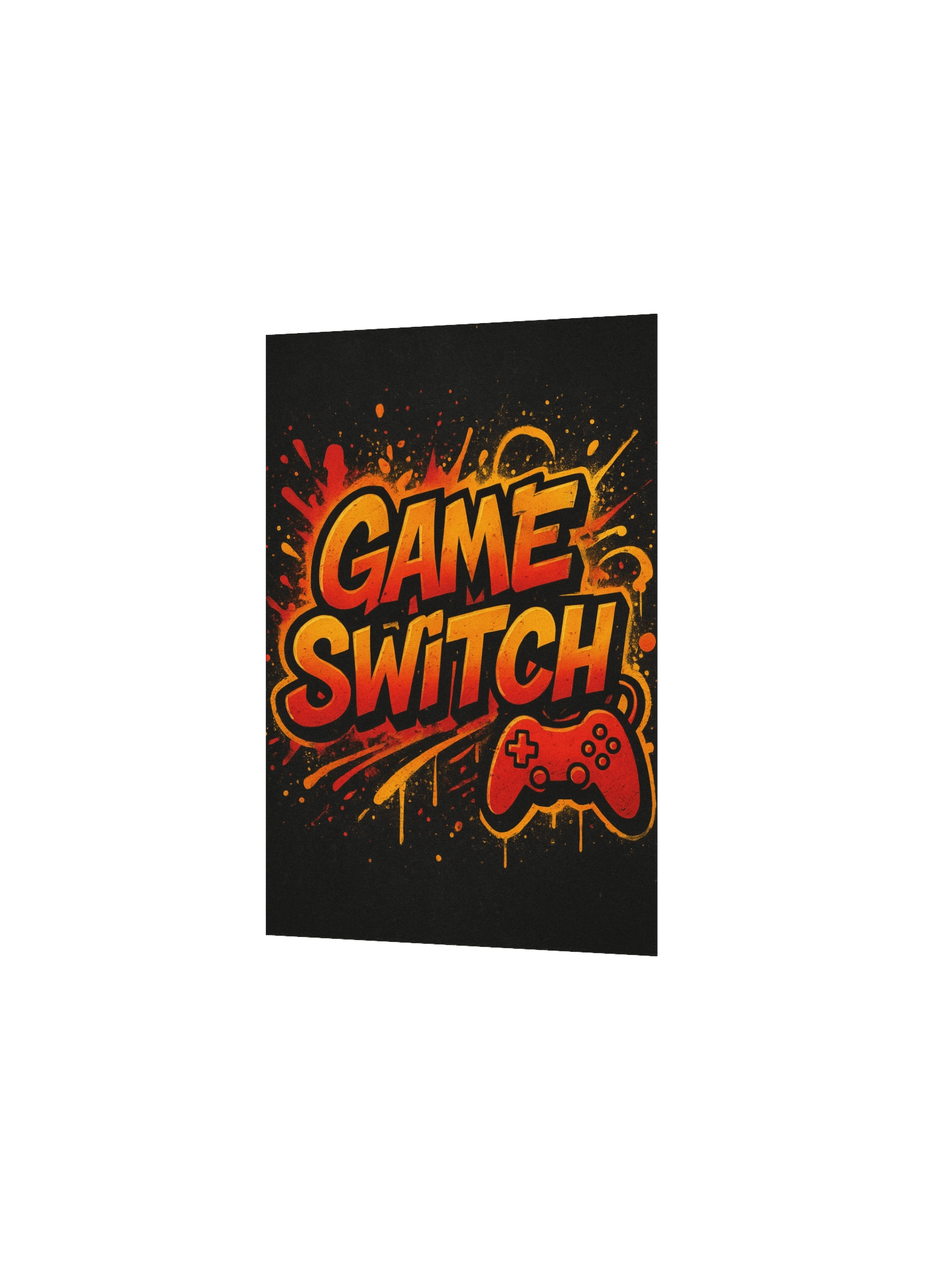 GAME SWITCH Graffiti Burst – Enhanced Matte Poster product image (6)