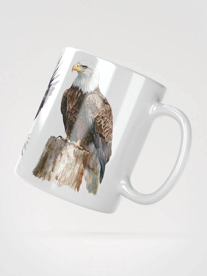 Eagle Flight White Glossy Mug product image (5)