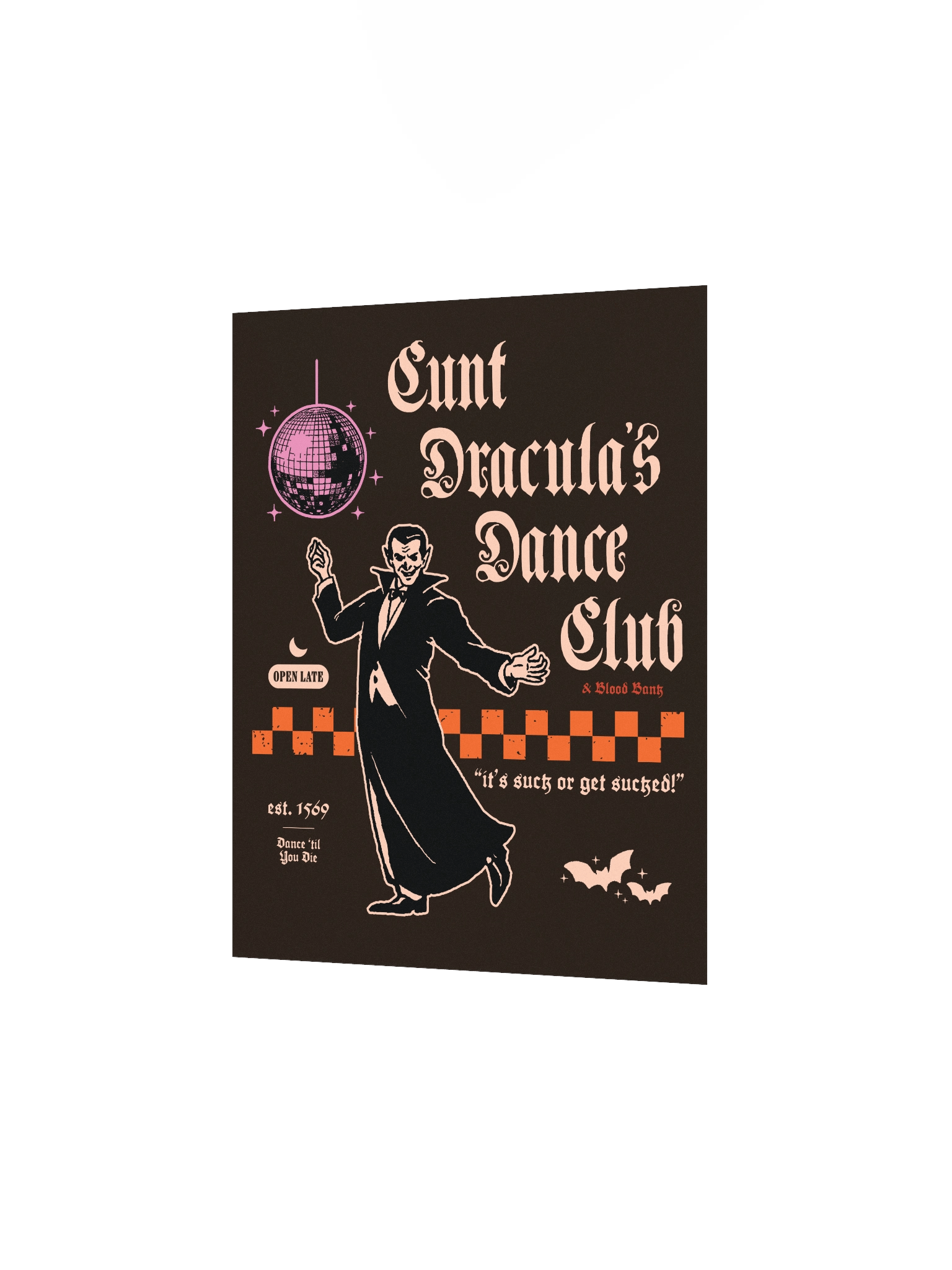 cunt dracula wall print product image (5)
