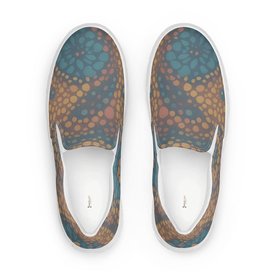 Abstract Floral Slip-On Canvas Shoes product image (5)