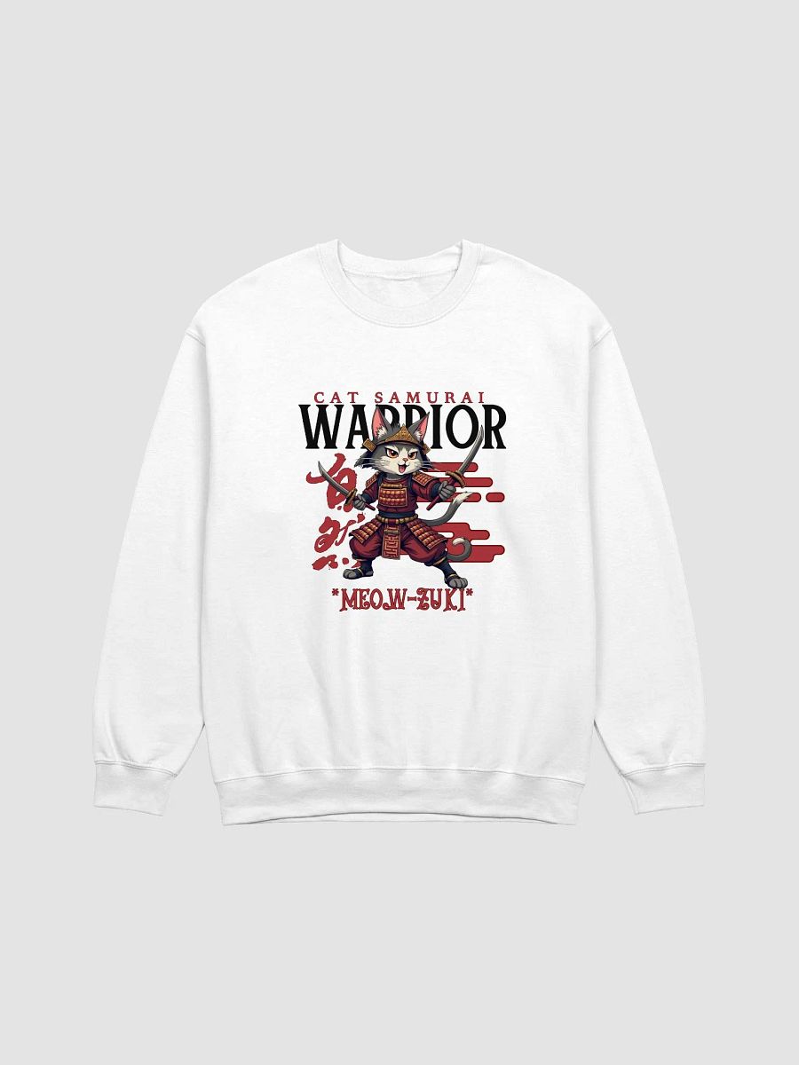Meow-zuki Samurai Cat Crewneck Sweatshirt product image (4)