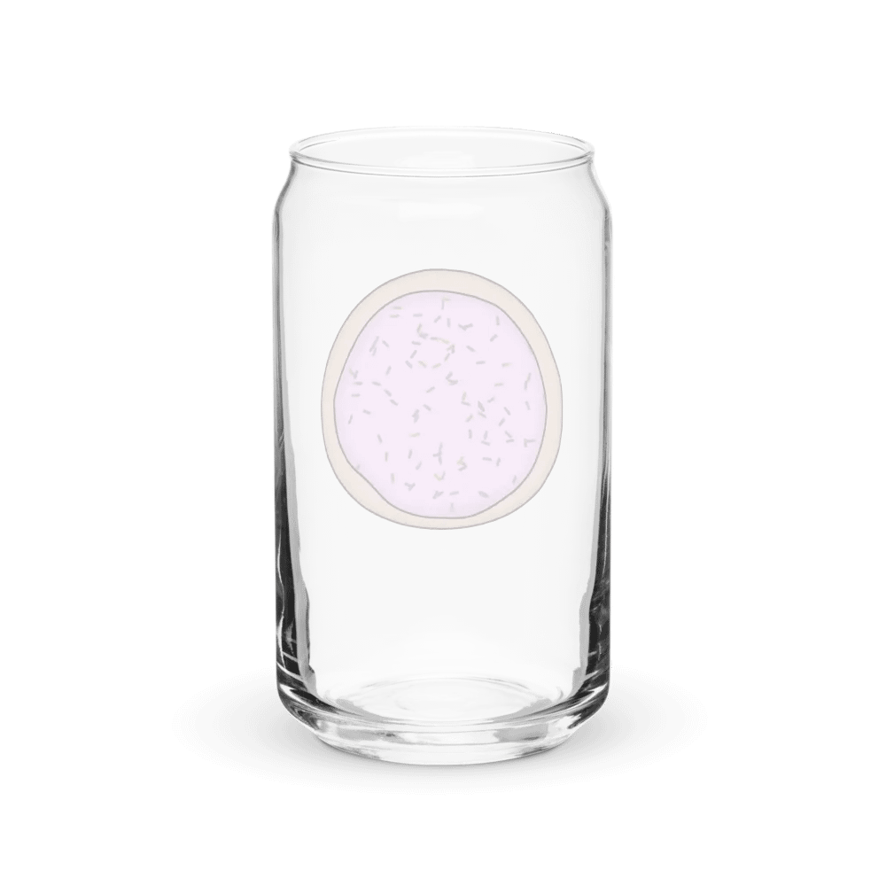 Frosted sugar cookie drinking glass product image (2)