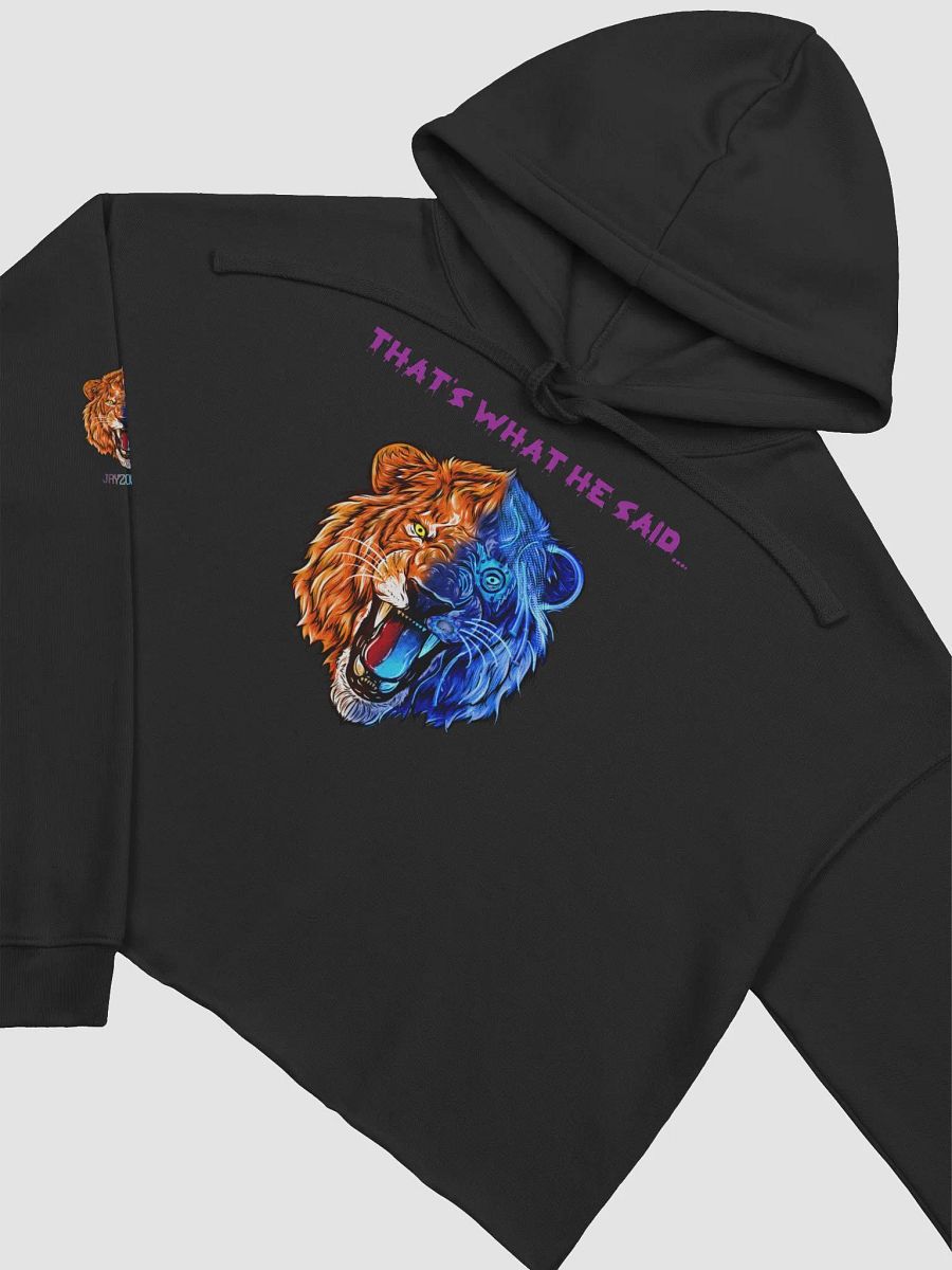 Bella+Canvas Fleece Crop Hoodie with 