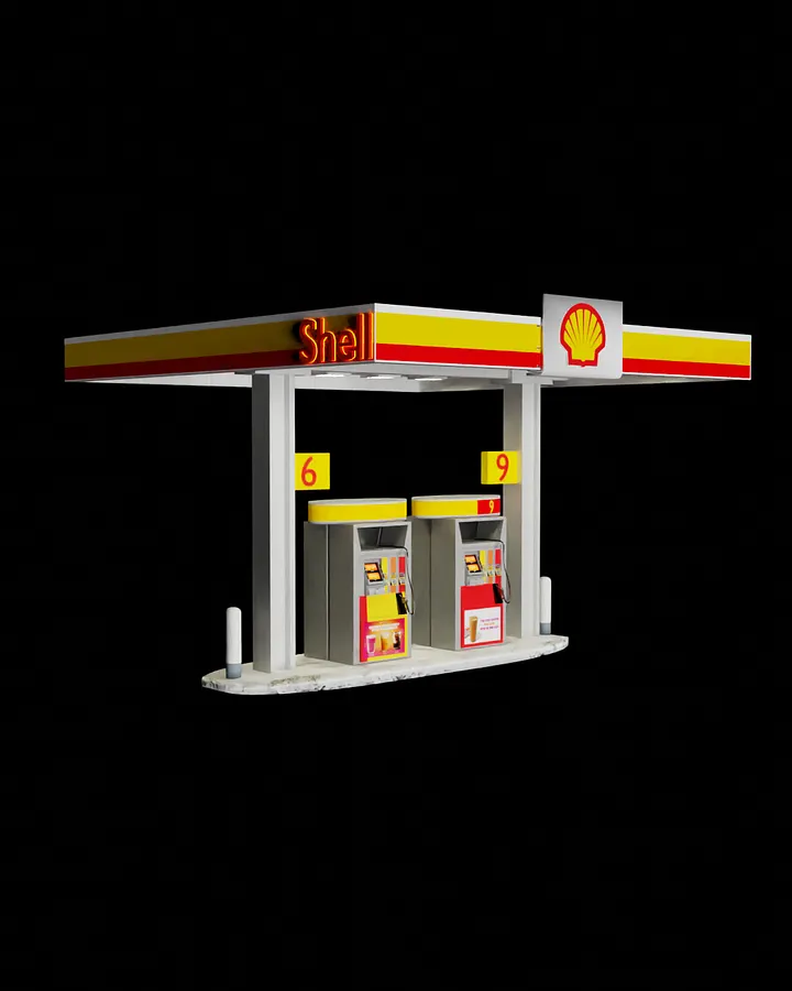 SHELL GAS STATION product image (1)