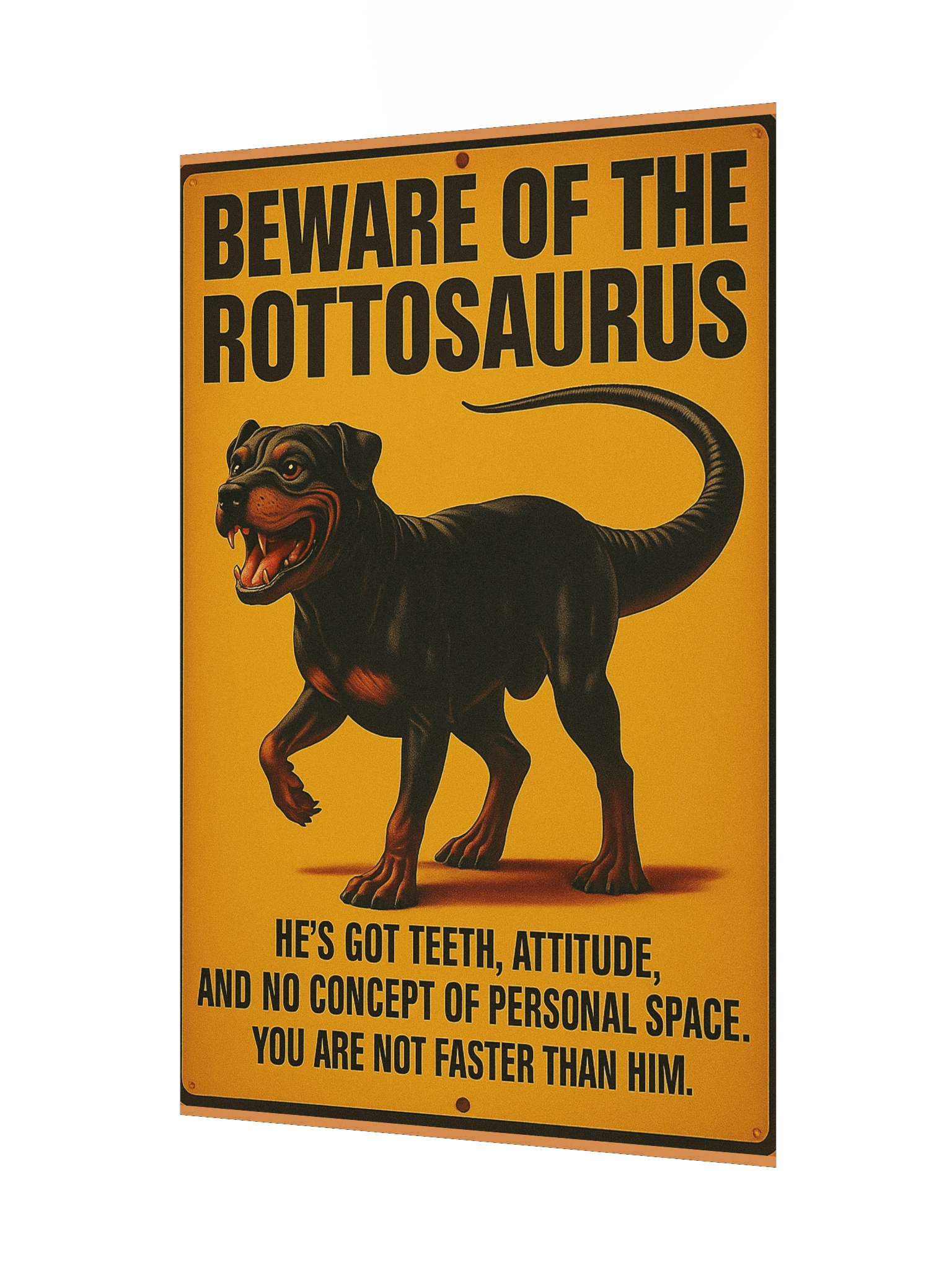 Beware of the Rottosaurus Poster product image (7)