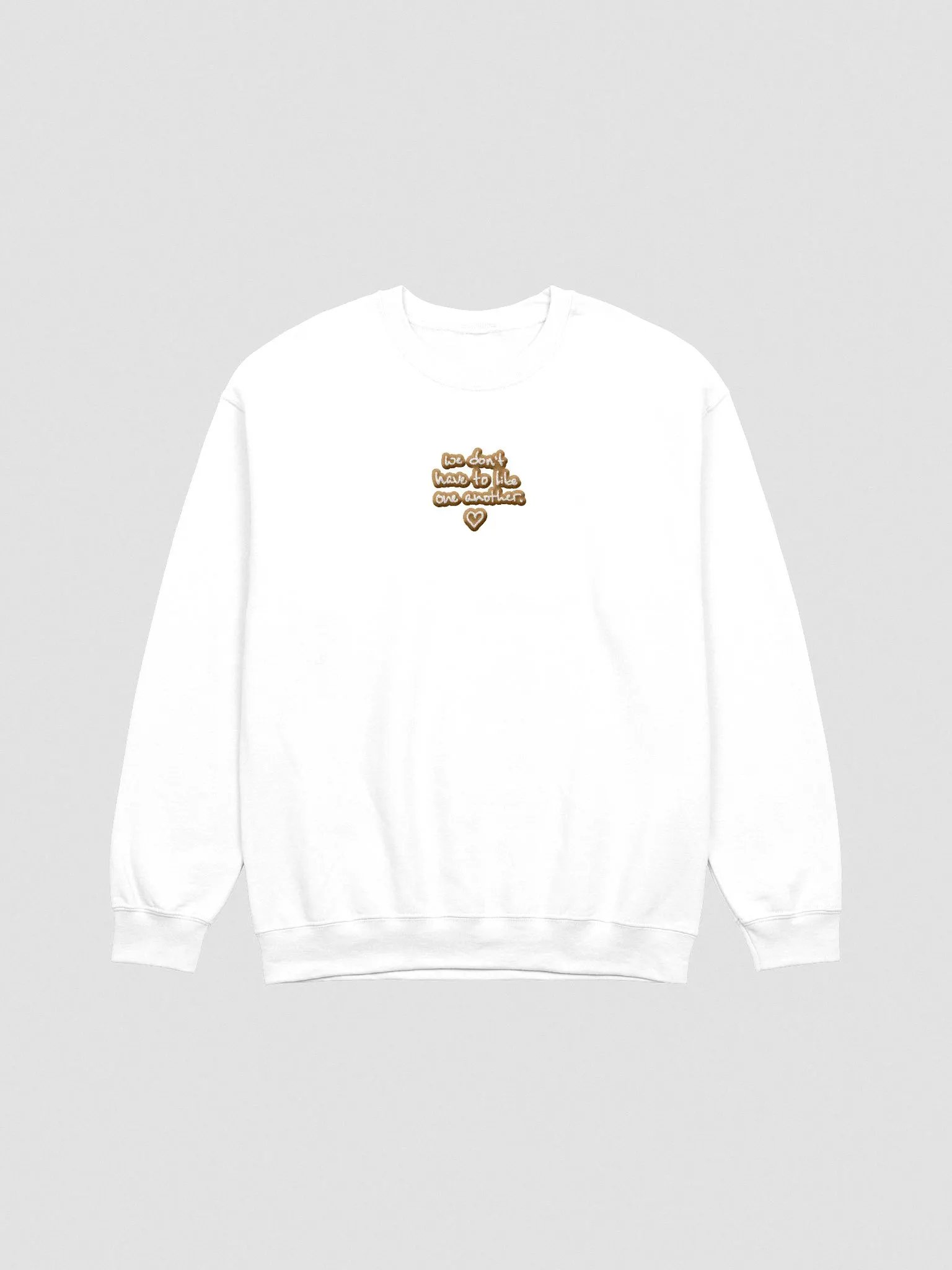 ONE ANOTHER (brass bubble design 2) embroidered crewneck product image (2)