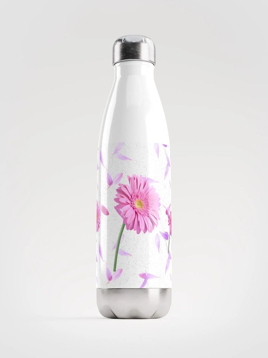 pink daisy & Steel Insulated Bottle gift for moms garden lovers friends colleagues product image (1)