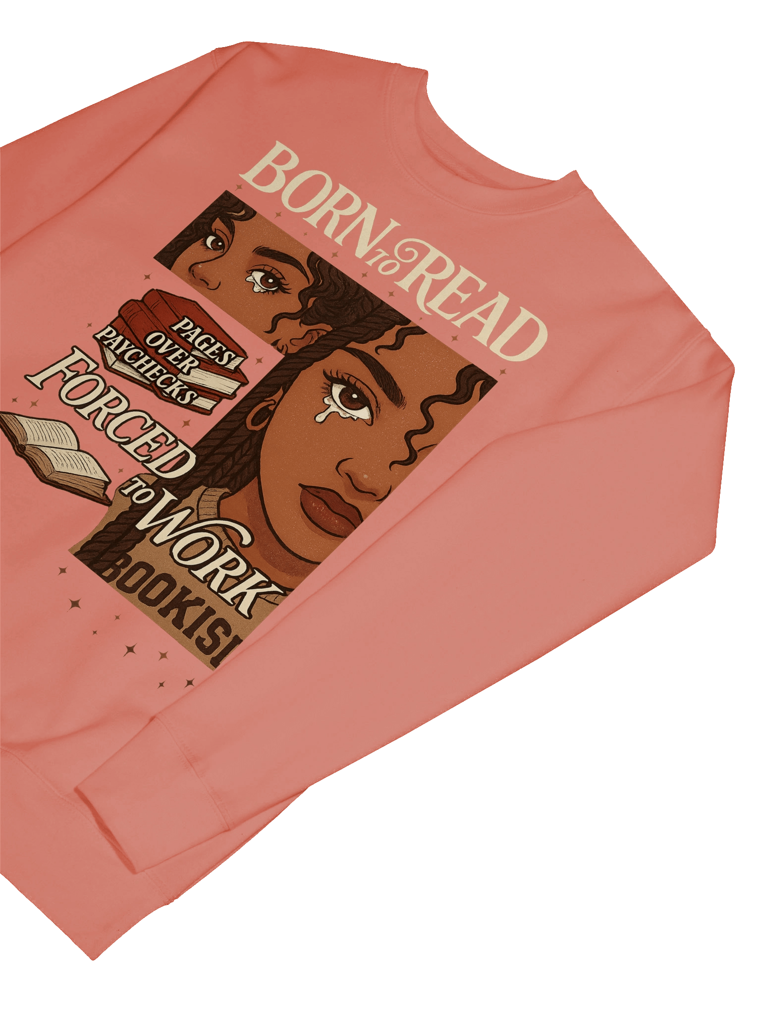 Born To Read Forced To Work Sweatshirt product image (7)