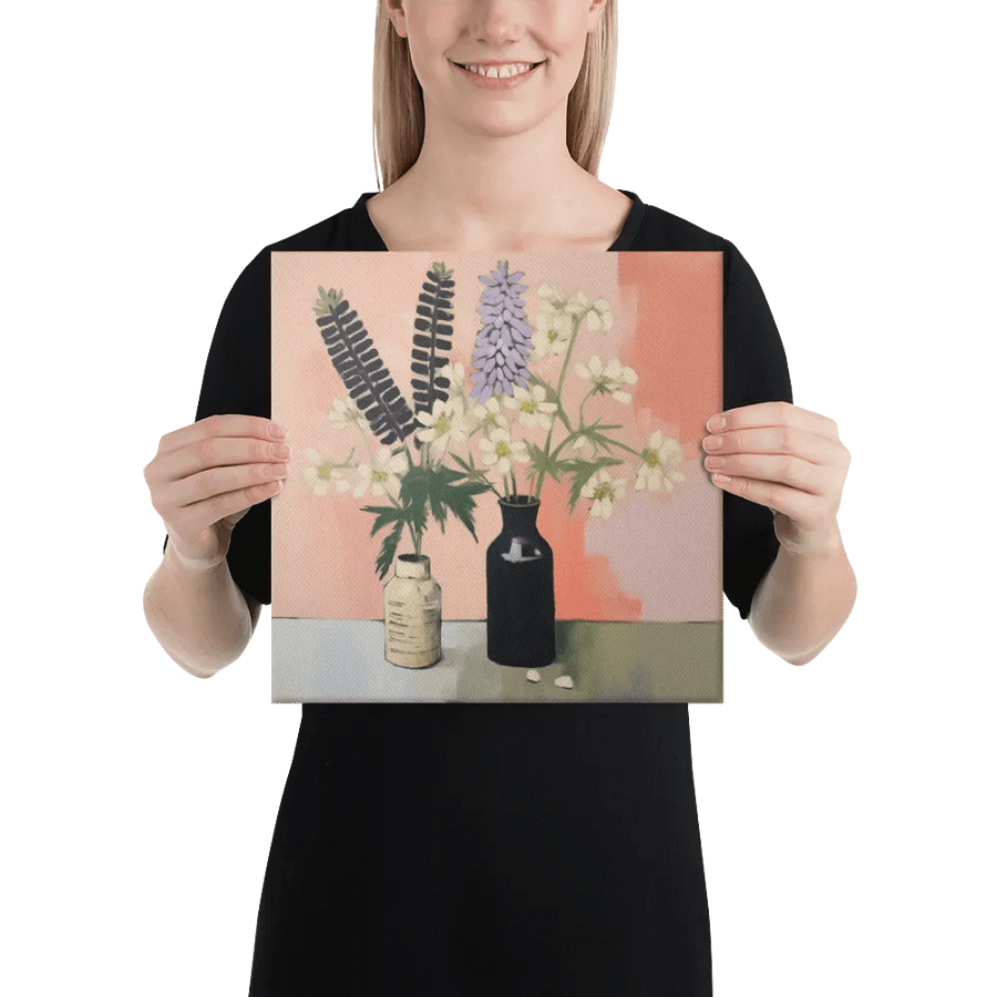 Art2401-62 Vase Flowers Still Life - Canvas Print - sm product image (2)