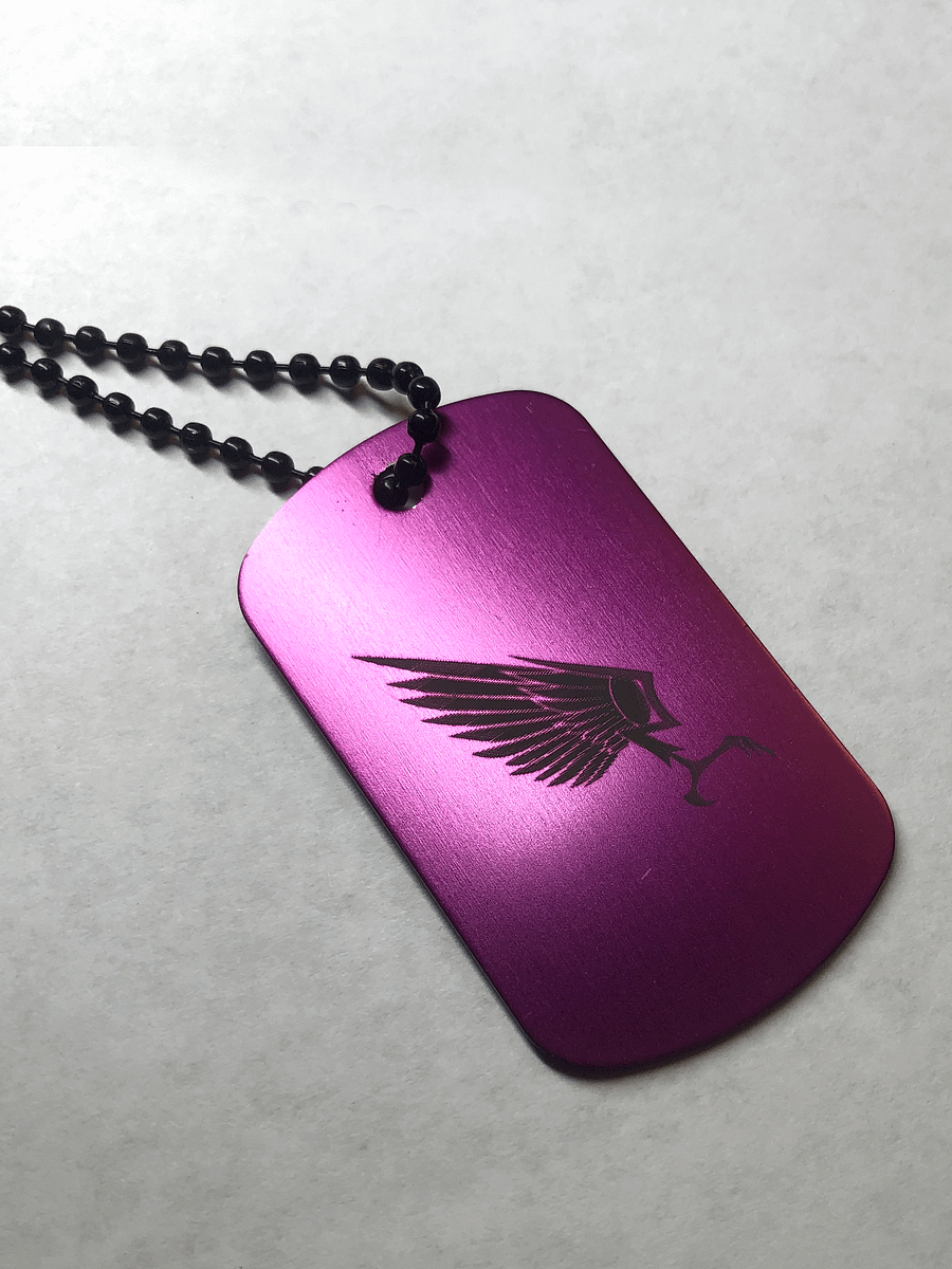 PERFECTION - Engraved Dog Tag Pendant Necklace product image (1)
