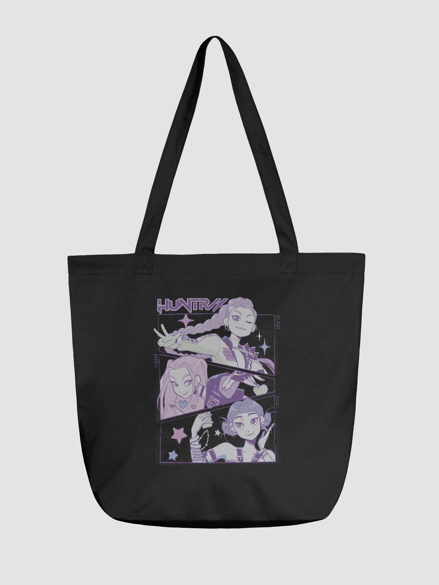 Kpop Demon Hunters Huntrix Tote Bag - Zoey Mira And Rumi product image (1)