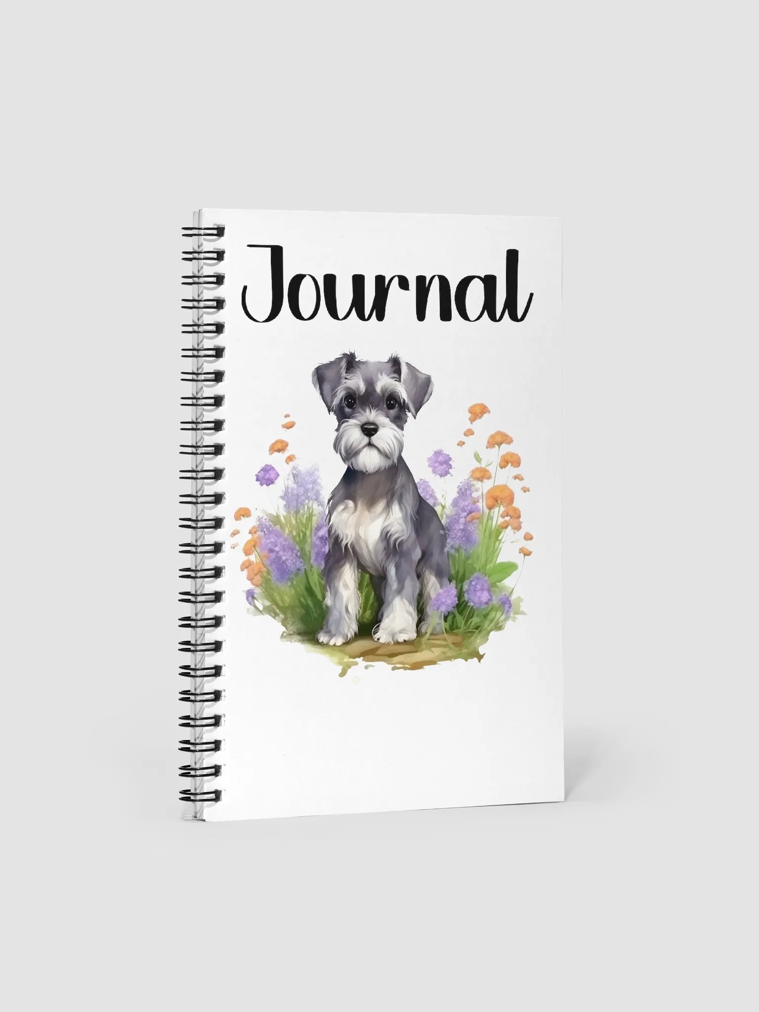Schnauzer Serenity Spiral Notebook product image (1)
