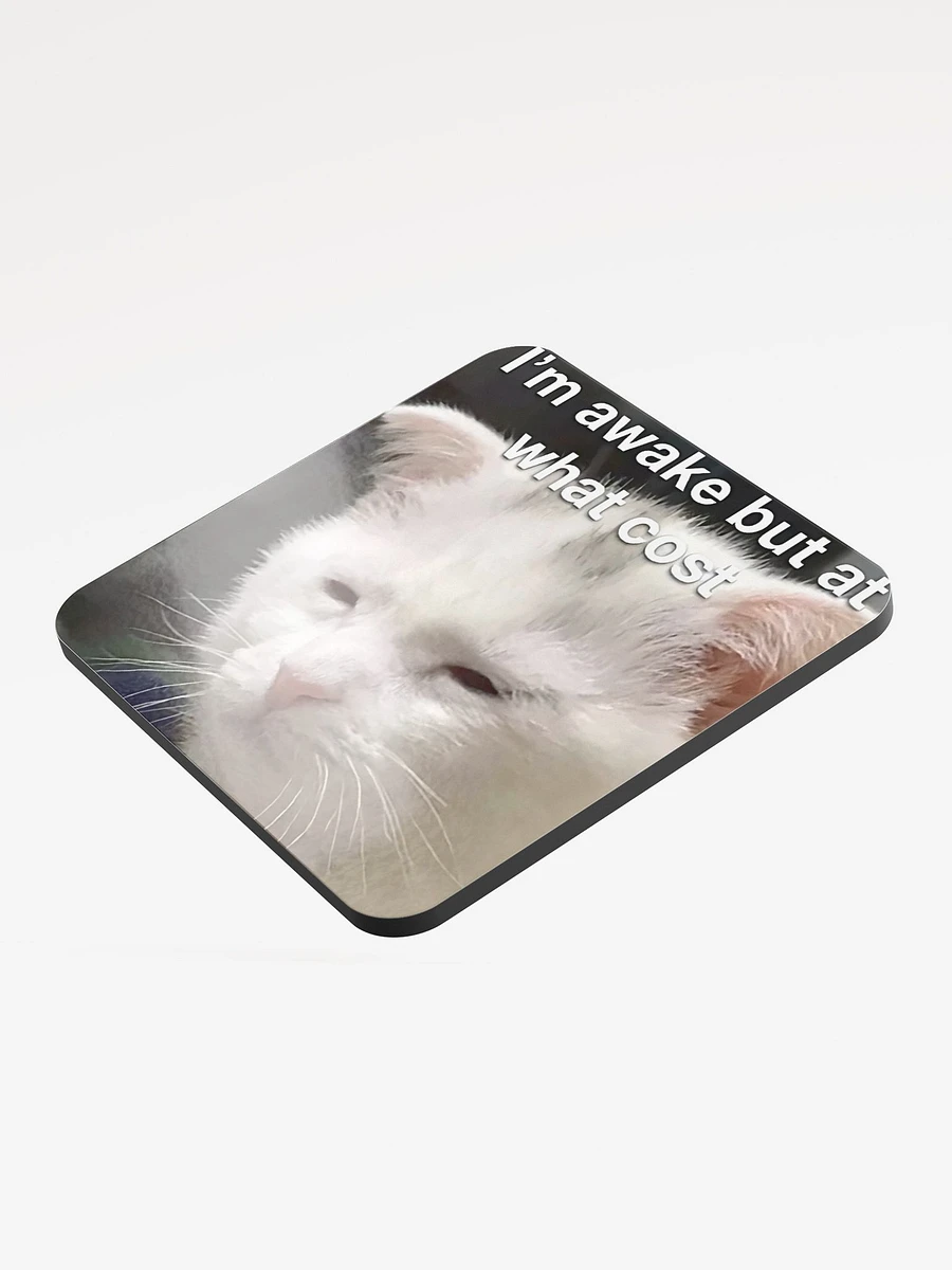 Glossed Cork Coaster: Meme Cats product image (3)