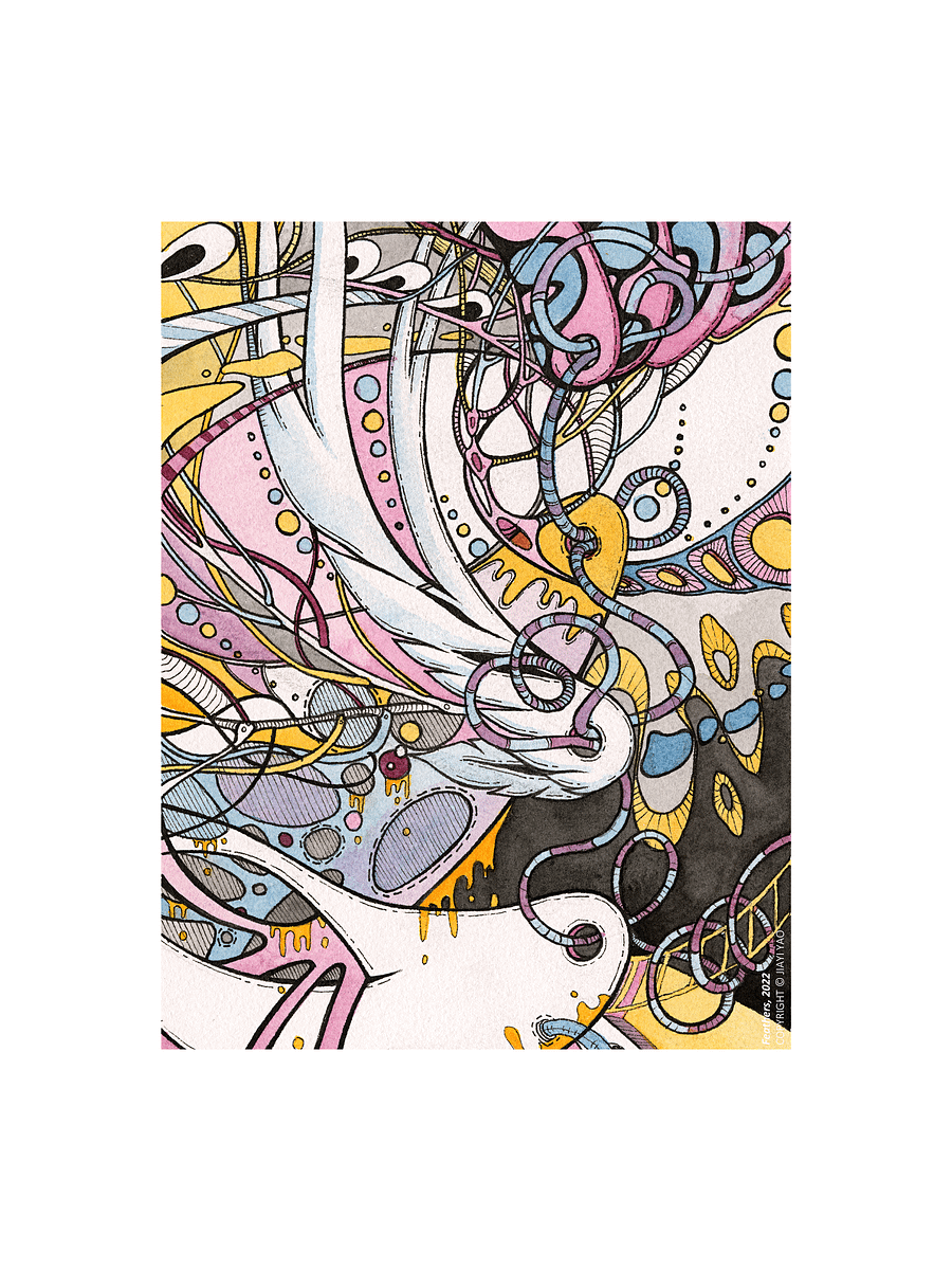 Feathers - Original Art Print product image (1)