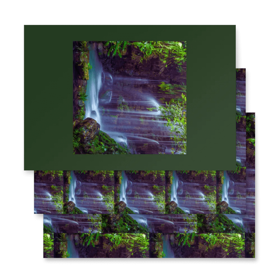 Serene Cascades Wrapping Paper Set product image (4)