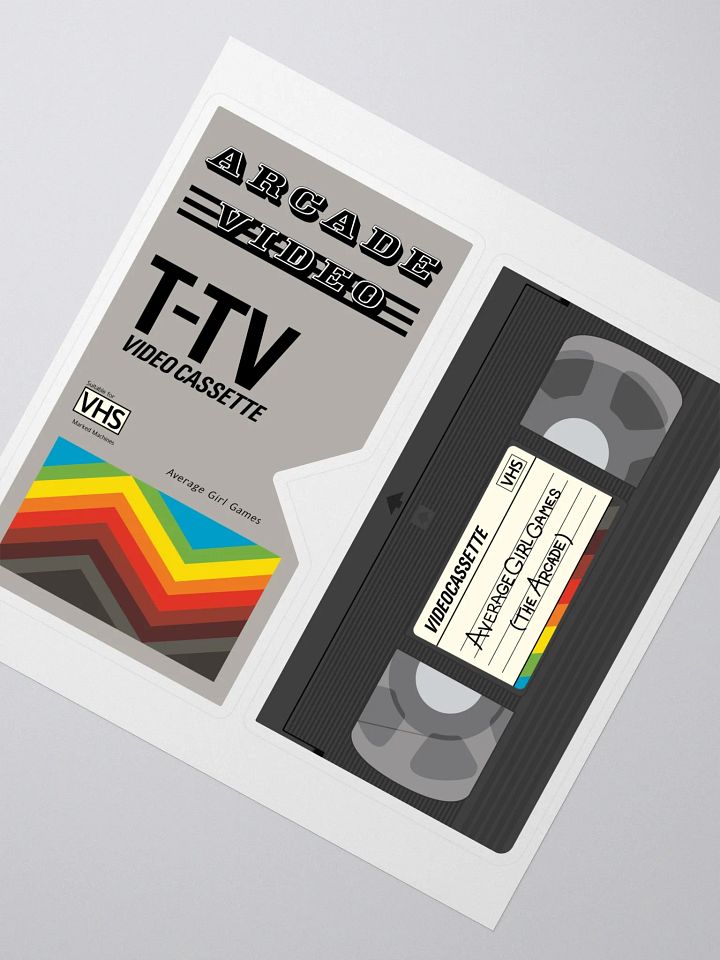 Arcade Video VHS Tape & Cover ∙ Sticker Sheet product image (2)