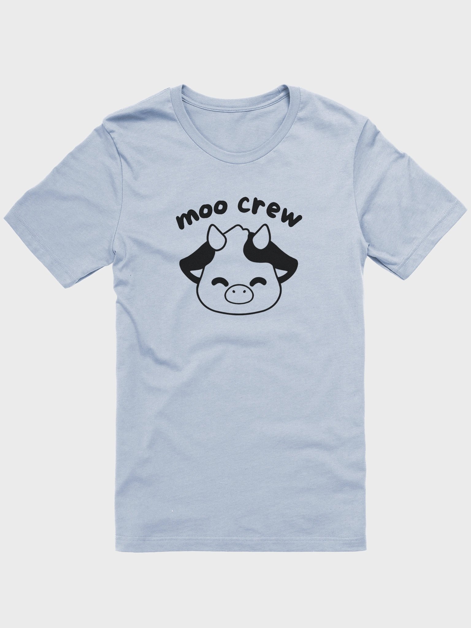 Moo Crew Supersoft Tee (printed in black) product image (1)