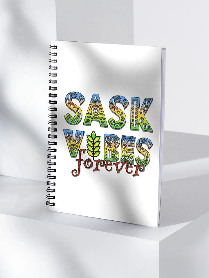 Sask Vibes Forever Ancient Spiral Notebook product image (1)