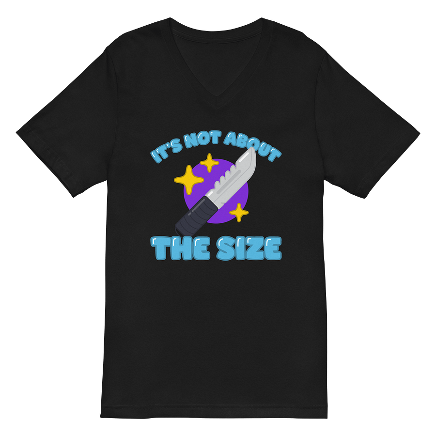 It's Not About the Size V-Neck Tee product image (3)