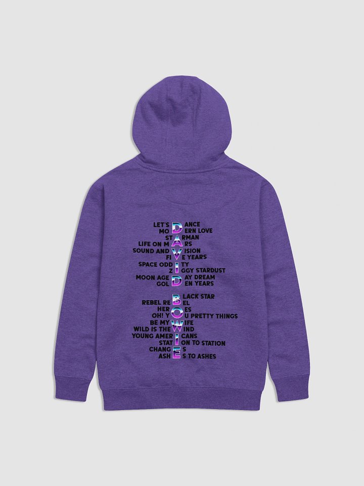 DAVID BOWIE Gradient Text Hoodie product image (8)