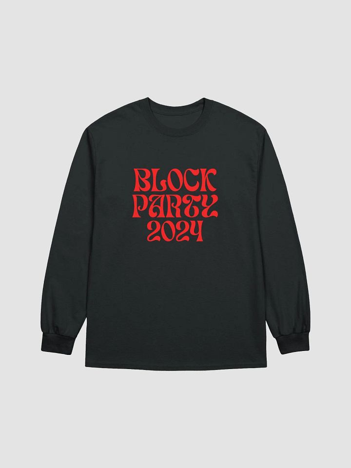 block list long sleeve t-shirt (dark) product image (1)