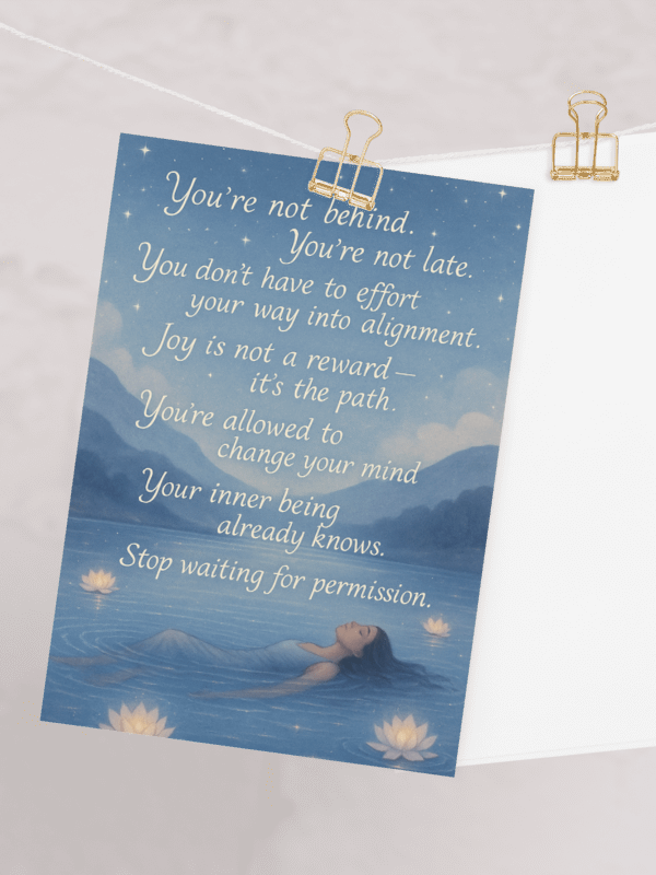 You Are Not Behind - Card product image (2)