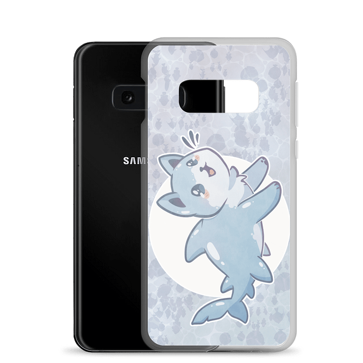 CATSHARK - White shark - samsung clear case product image (24)
