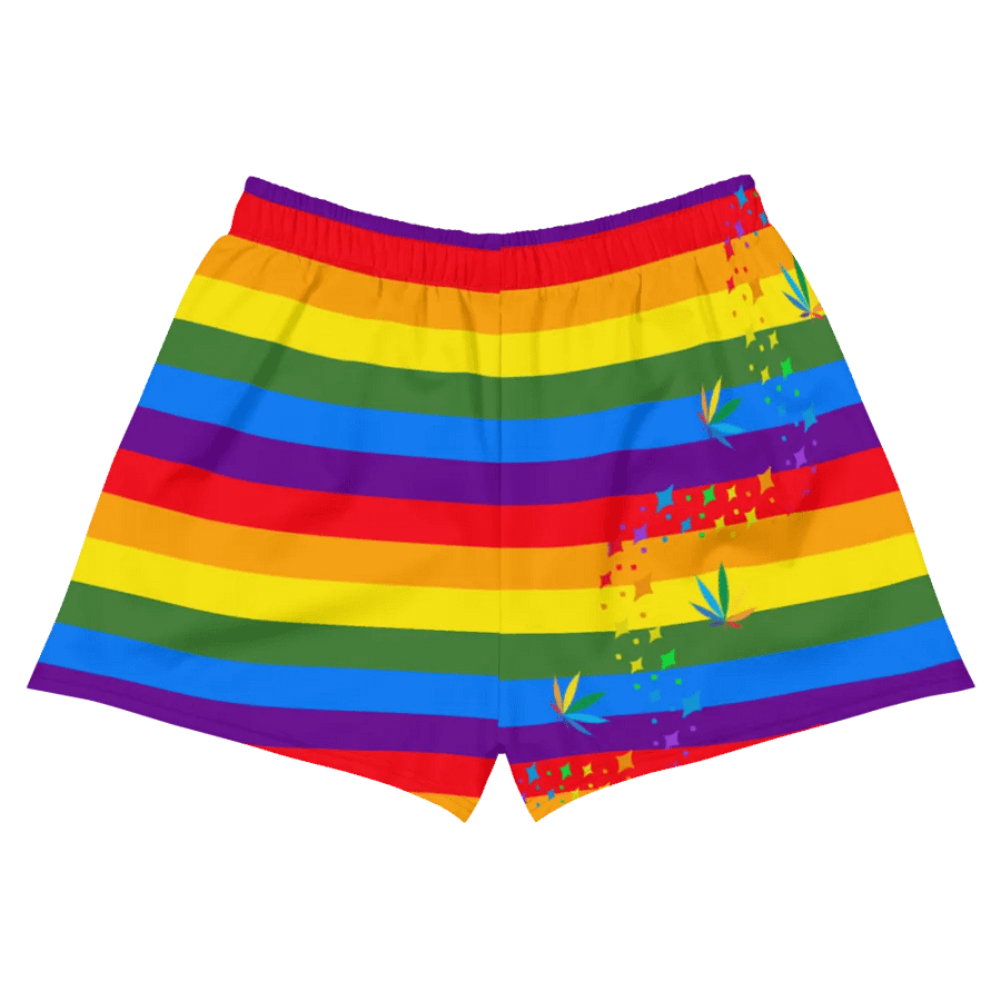 PRIDE Cthulhu Royalty Women's Athletic Short Shorts product image (4)