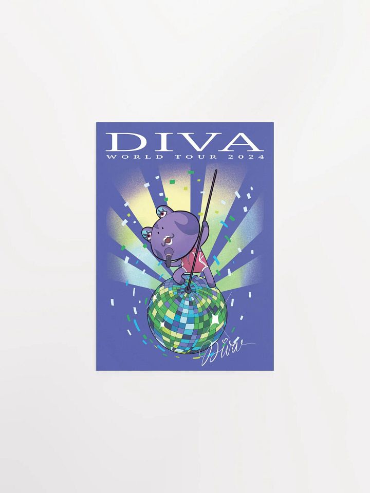 Diva World Tour 2024 Poster product image (1)