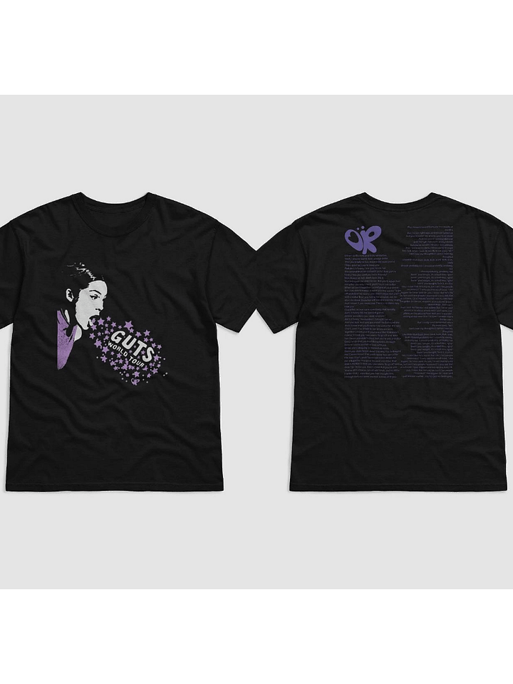 GUTS TOUR LYRIC SHIRT TRAITOR X BAD IDEA RIGHT? product image (1)