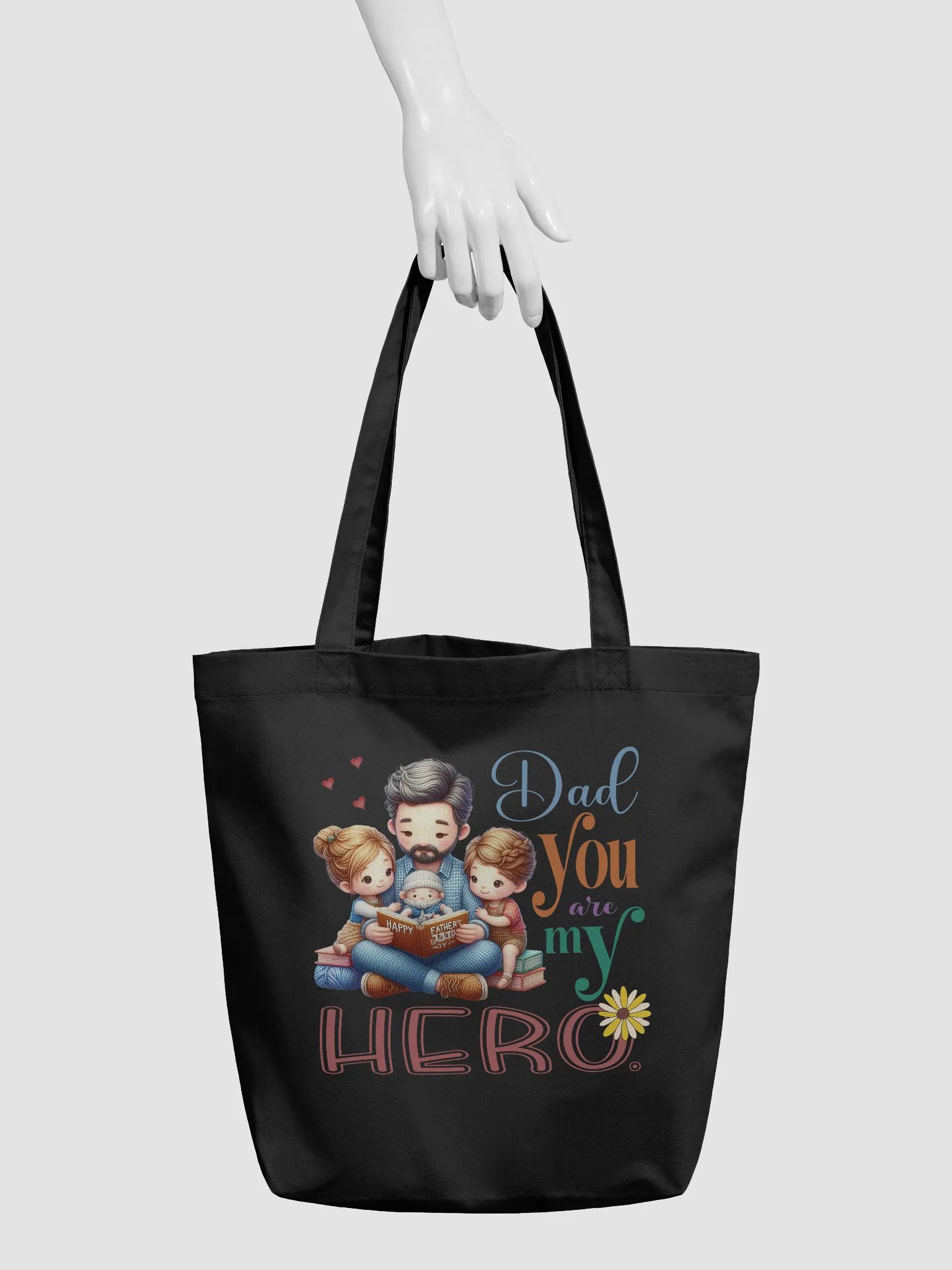 Hero Dad Eco-Friendly Tote Bag product image (4)