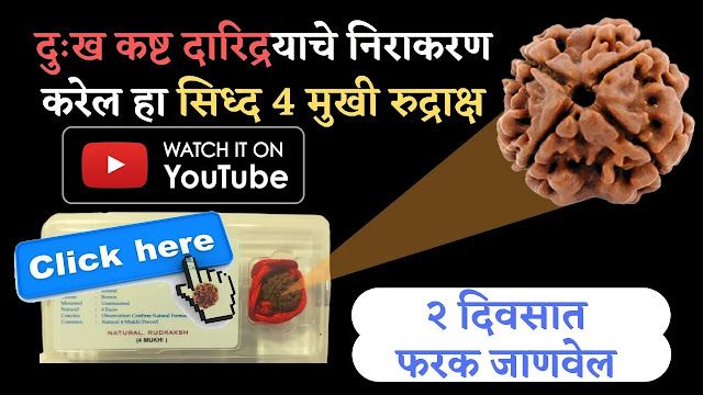 सिध्द चार मुखी रुद्राक्ष product image (2)
