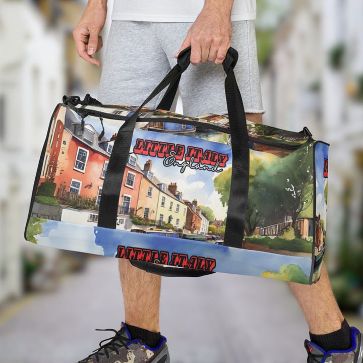 Little Italy - England - All Over Print - Watercolor - Duffel Bag product image (2)