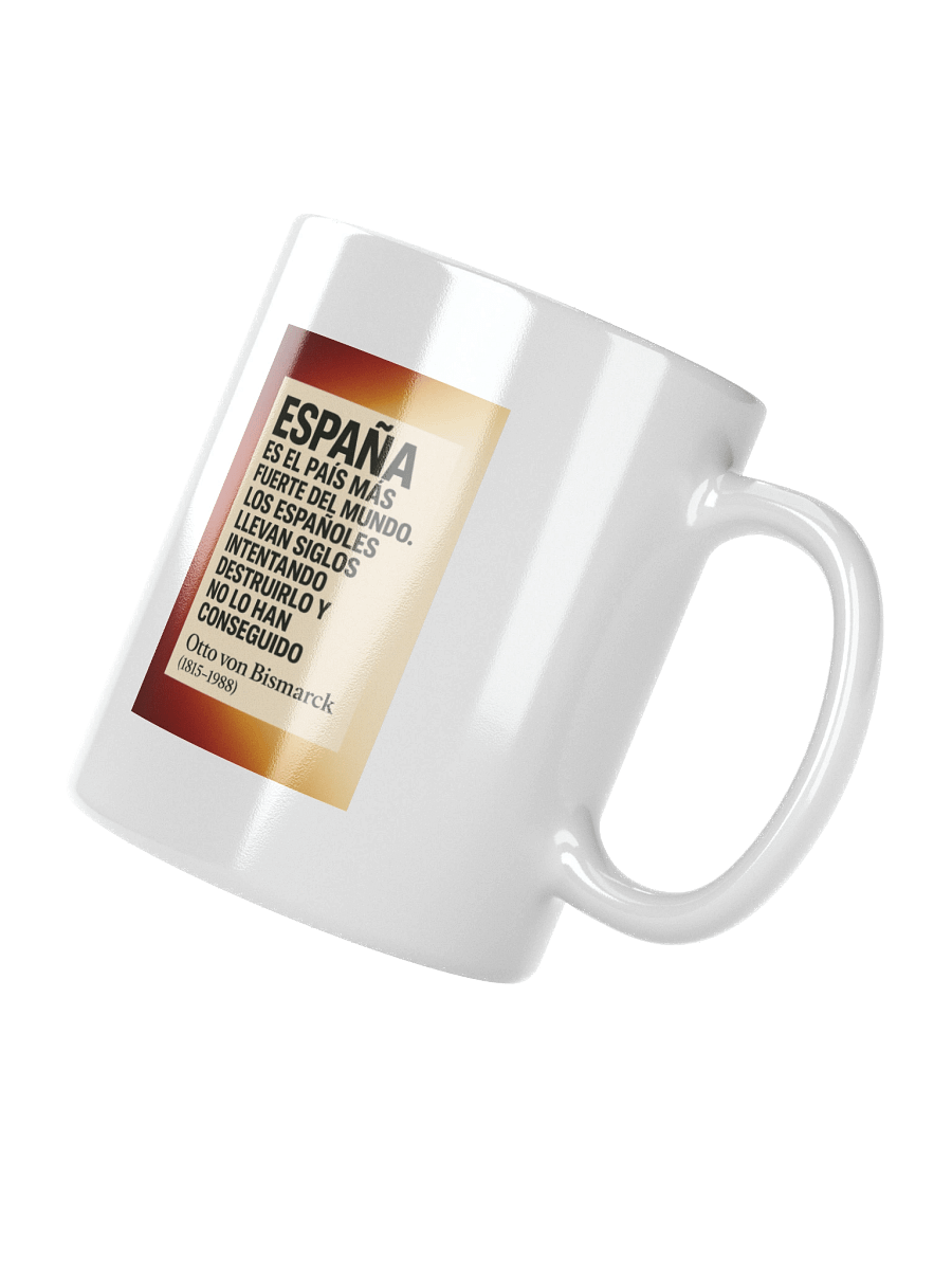 TAZA ultra-premium con cita histórica poco conocida de Bismarck sobre España product image (9)