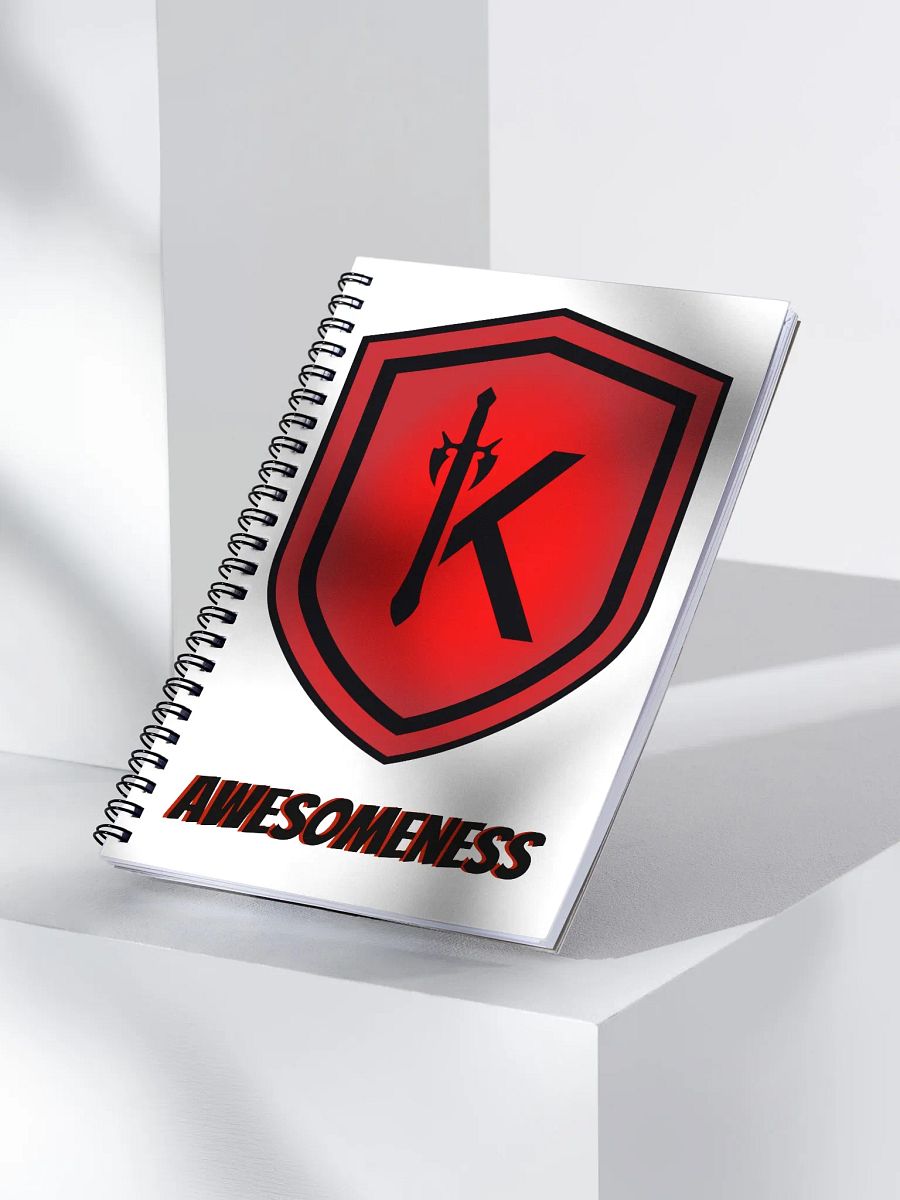 Awesomeness/No Back Seating Spiral Notebook product image (3)