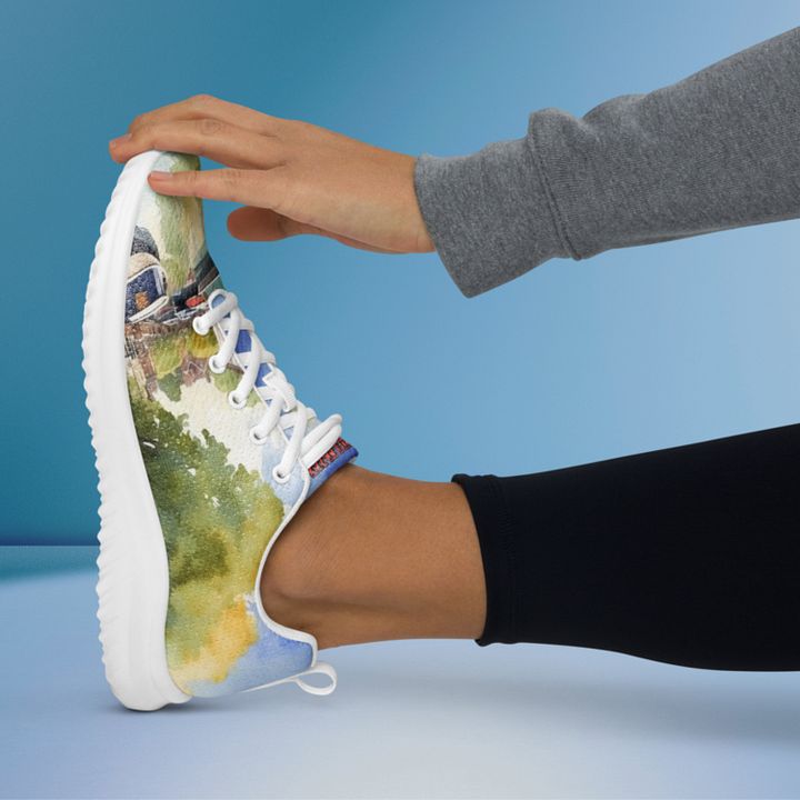 Little Italy - England - All Over Print - Watercolor - Athletic Shoes product image (2)