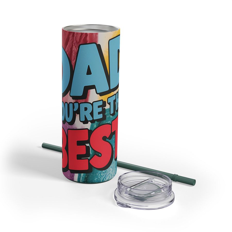 Father's Day Tumbler Wrap PNG, Dad You're The Best, Colorful Gift For Dad, Personalized Tumbler Wrap, Digital Download, Father's Day Gift product image (5)