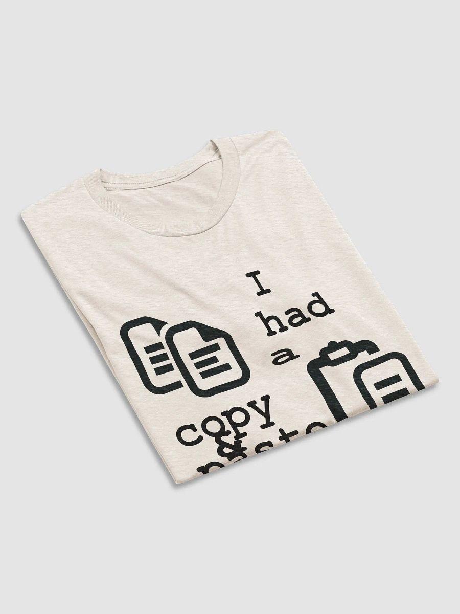 I Had A Copy & Paste Education - Black - Bella+Canvas Triblend Short Sleeve T-Shirt product image (4)