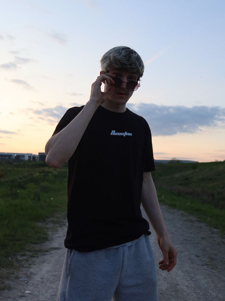 Booster - Classic Black Booster Tee. product image (2)