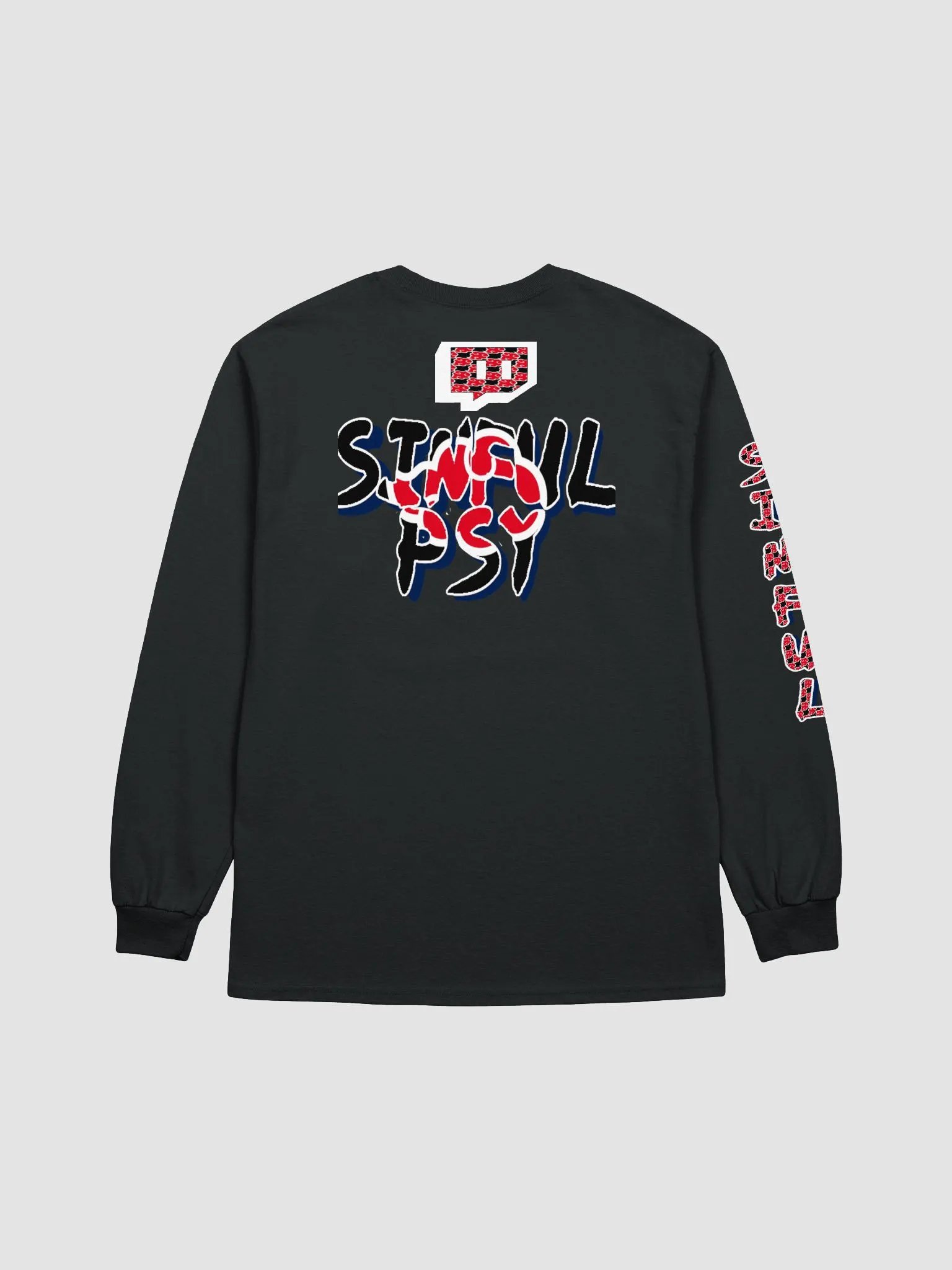 Gengar X Itachi (Akatsuki) Gildan Ultra Cotton Long Sleeve T-Shirt product image (2)