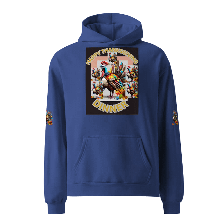 Winter Vibrant Turkey Feast Hoodie product image (1)