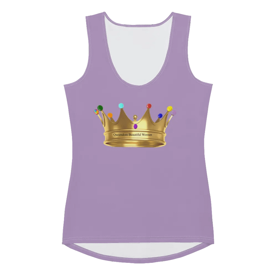 Queendom Beautiful Women Crown Tank Top/Lavender(TM) product image (1)