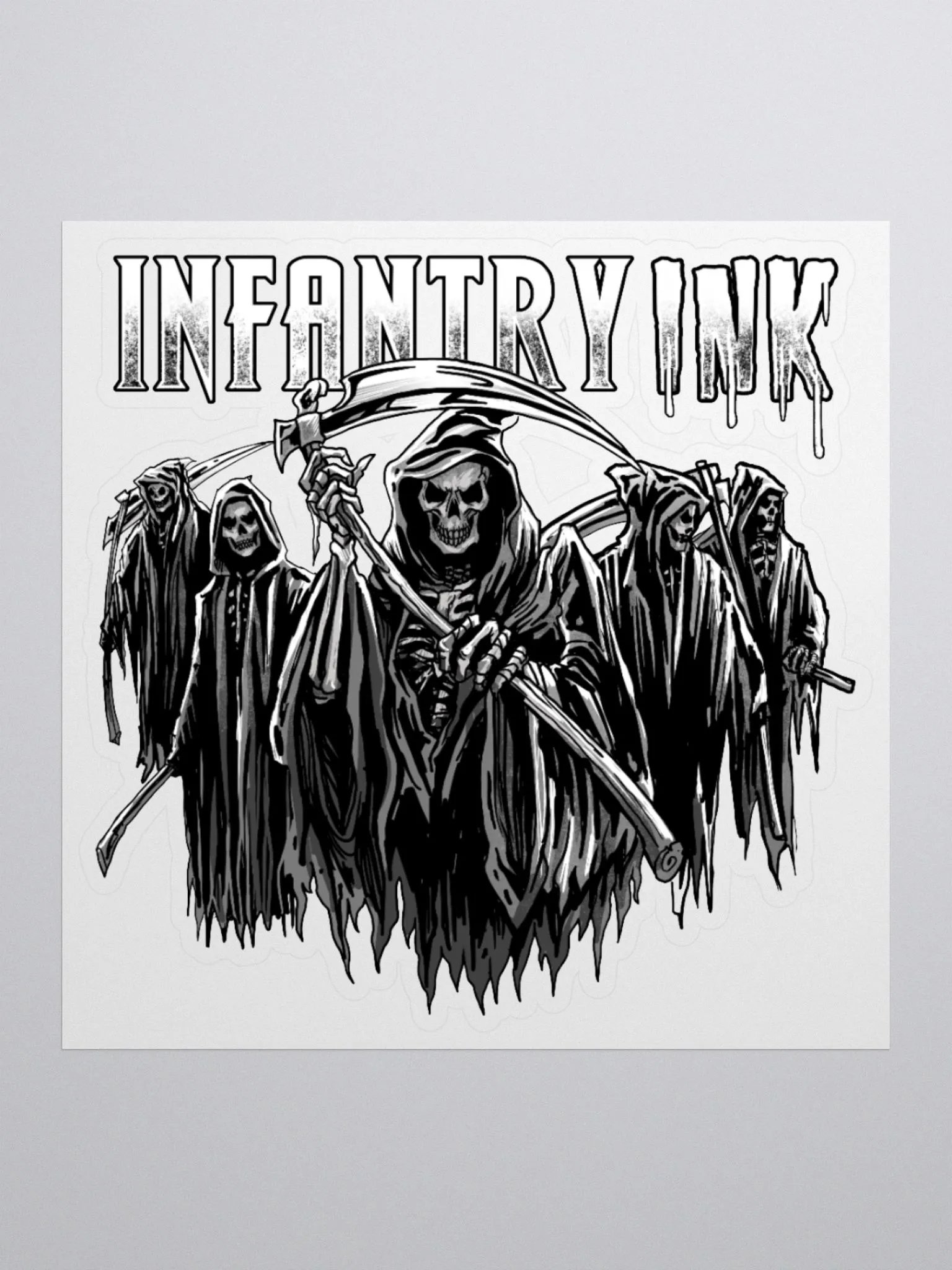 Infantry Reaper Kiss Cut Stickers product image (1)