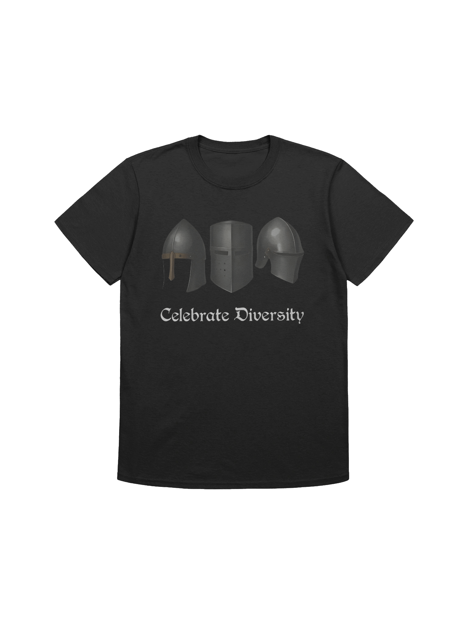 Medieval Helmets Celebrate Diversity T-Shirt product image (1)