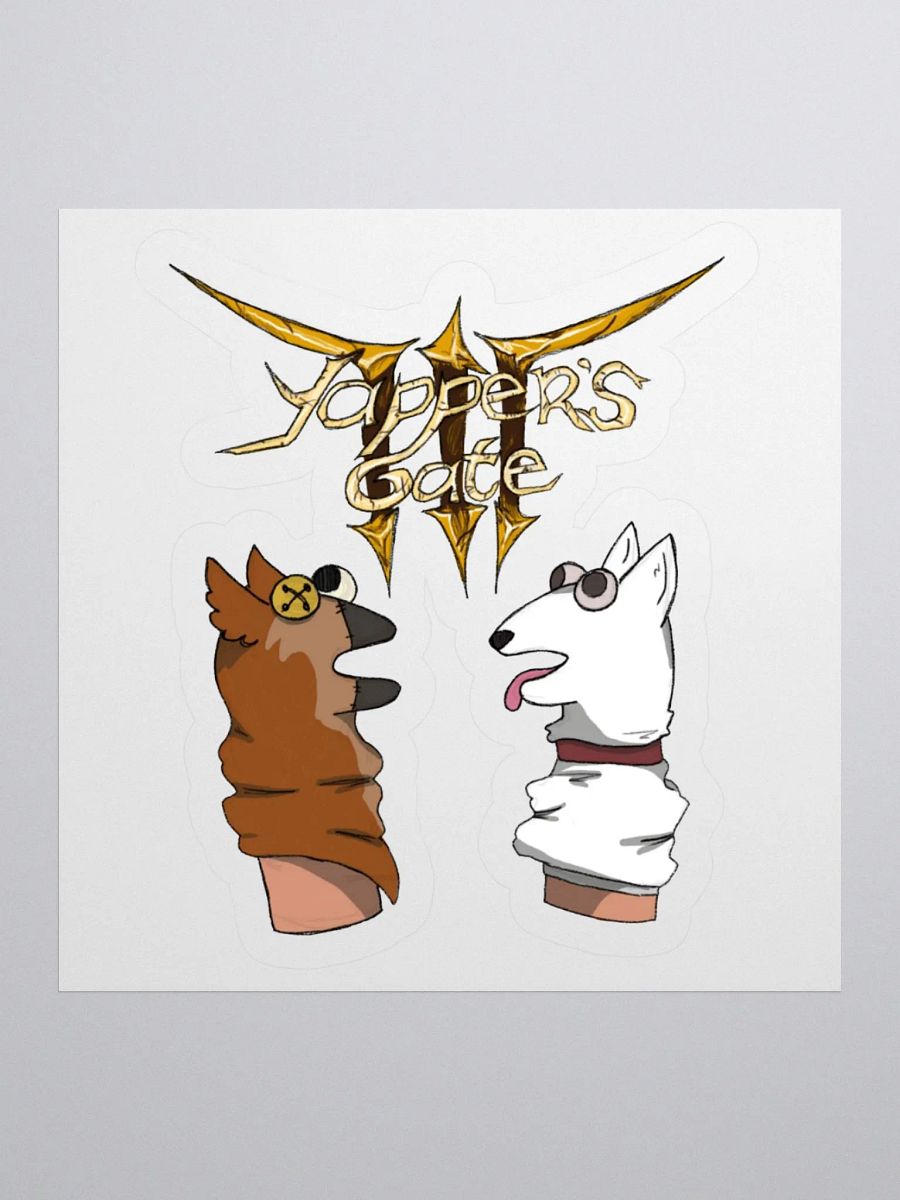 Yapper's Gate Owl Bear and Best Boi Sticker product image (4)